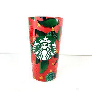 Starbucks Christmas Limited Edition Ornaments Ceramic Travel Mug- 2019 Red Green